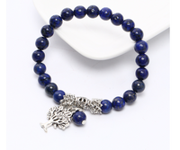 Thumbnail for DivineHarbor Tree Of Life Lapis Lazuli Bracelet