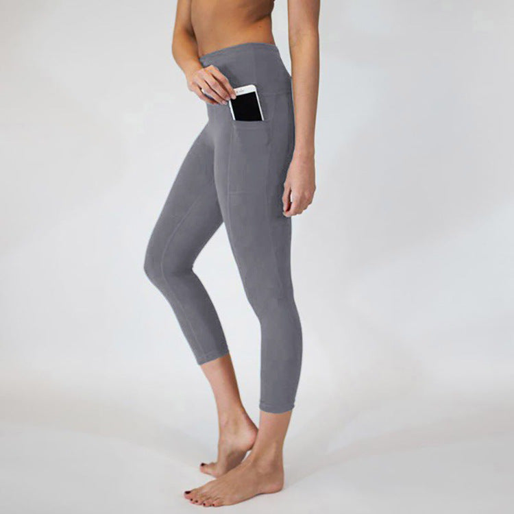 PocketFit Solid Color Yoga Leggings