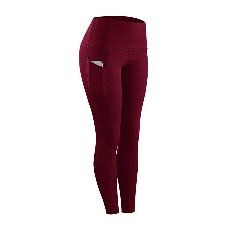 High Waist Pocketed 4-Way Stretch Leggings